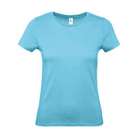 B and C Csomag akciós póló (minimum 5 db) Női rövid ujjú póló B&C #E150 /women T-Shirt -XS, Türkizkék