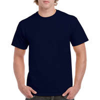 Gildan Férfi póló Rövid ujjú Gildan Heavy Cotton Adult T-Shirt - M, Sötétkék (navy)