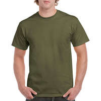 Gildan Férfi póló Rövid ujjú Gildan Heavy Cotton Adult T-Shirt - M, Katonai zöld