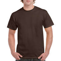Gildan Férfi póló Rövid ujjú Gildan Heavy Cotton Adult T-Shirt - 2XL, Sötét csokoládébarna