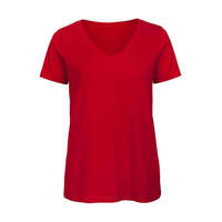 B and C Női rövid ujjú organikus felső B and C Organic Inspire V /women T-Shirt S, Piros