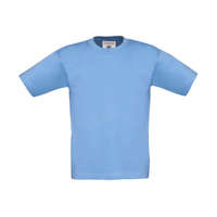 B and C Csomag akciós póló (minimum 3 db) Gyerek rövid ujjú póló B and C Exact 190/kids T-Shirt 12/14 (152/164), Ég kék