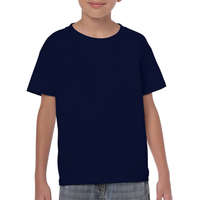 Gildan Gyerek póló Rövid ujjú Gildan Heavy Cotton Youth T-Shirt - XS (140/152), Sötétkék (navy)