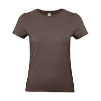 B and C Női rövid ujjú póló B&C #E190 /women T-Shirt -XL, Barna