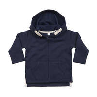 BabyBugz Bébi Kabát Kapucnis Hosszú ujjú BabyBugz Baby Hoodie -18-24 hónapos, Nautical Navy