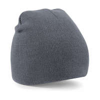 Beechfield Uniszex téli sapka Beechfield Original Pull-On Beanie Egy méret, Grafitszürke