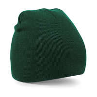 Beechfield Uniszex téli sapka Beechfield Original Pull-On Beanie Egy méret, Sötétzöld