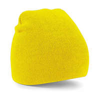 Beechfield Uniszex téli sapka Beechfield Original Pull-On Beanie Egy méret, Sárga