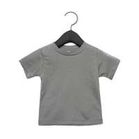 Bella Canvas Bébi rövid ujjú póló Bella Canvas Baby Jersey Short Sleeve Tee 12-18, Aszfalt szürke