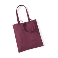 Westford Mill Bevásárló táska Westford Mill Bag for Life - Long Handles - Egy méret, Burgundi vörös