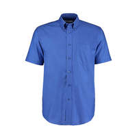 Kustom Kit Férfi rövid ujjú Ing Kustom Kit Classic Fit Workwear Oxford Shirt SSL L, Italian kék