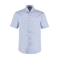 Kustom Kit Férfi rövid ujjú Ing Kustom Kit Classic Fit Premium Cutaway Oxford Shirt SSL M, Világos kék