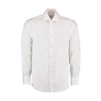 Kustom Kit Férfi hosszú ujjú Ing Kustom Kit Classic Fit Premium Cutaway Oxford Shirt XL, Fehér