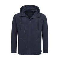 Stedman Férfi kapucnis hosszú ujjú polár Stedman Hooded Fleece Jacket M, Blue Midnight