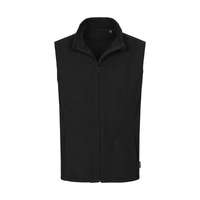 Stedman Férfi ujjatlan mellény Stedman Fleece Vest XL, Opál fekete