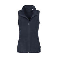 Stedman Női ujjatlan mellény Stedman Fleece Vest Women XL, Blue Midnight