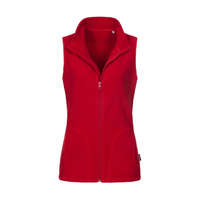 Stedman Női ujjatlan mellény Stedman Fleece Vest Women S, Piros