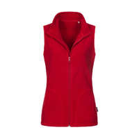 Stedman Női ujjatlan mellény Stedman Fleece Vest Women M, Piros