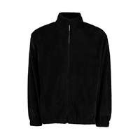 Kustom Kit Férfi hosszú ujjú polár Kustom Kit Classic Fit Full Zip Fleece XL, Fekete