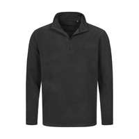 Stedman Férfi hosszú ujjú polár Stedman Fleece Half-Zip XL, Szürke acél