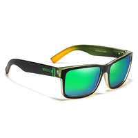 KDEAM KDEAM napszemüveg polarizált fekete zöld-sárga KD505 UV400 férfi női uniszex