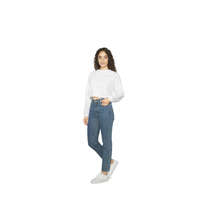 American Apparel Női pulóver American Apparel AARSAF3451 Women&#039;S Flex Fleece Crop pullover -S, Dark Heather Grey