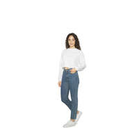 American Apparel Női pulóver American Apparel AARSAF3451 Women&#039;S Flex Fleece Crop pullover -S, Navy