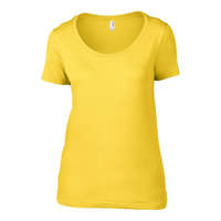 Anvil Női póló Anvil AN391 pehelysúlyú Scoop póló -S, Lemon Zest