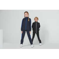 Finden + Hales Gyerek Finden + Hales FHLV873 Kid&#039;S Knitted Tracksuit Top -7/8, Black/Gunmetal Grey