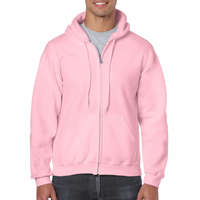 Gildan Uniszex kapucnis pulóver Gildan GI18600 Heavy Blend Adult Full Zip Hooded Sweatshirt -4XL, Light Pink
