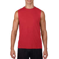 Gildan Uniszex trikó Gildan GI42700 performance Adult Sleeveless T-Shirt -S, Red
