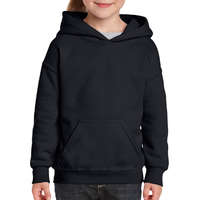 Gildan Gyerek kapucnis pulóver Gildan GIB18500 Heavy Blend Youth Hooded Sweatshirt -L, Black