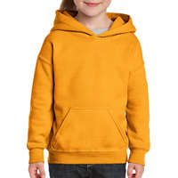 Gildan Gyerek kapucnis pulóver Gildan GIB18500 Heavy Blend Youth Hooded Sweatshirt -S, Gold