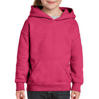 Gildan Gyerek kapucnis pulóver Gildan GIB18500 Heavy Blend Youth Hooded Sweatshirt -M, Heliconia