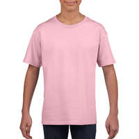 Gildan Csomag akciós póló (min. 5 db) Gyerek póló Gildan GIB64000 Softstyle Youth T-Shirt -M, Light Pink