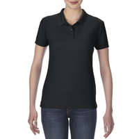 Gildan Női galléros póló Gildan GIL43800 performance Ladies&#039; Double piqué polo -L, Black