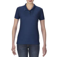 Gildan Női galléros póló Gildan GIL43800 performance Ladies&#039; Double piqué polo -L, Navy