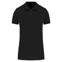 Kariban Női galléros póló Kariban KA2026 Ladies&#039; Organic 180 piqué polo Shirt -3XL, Black