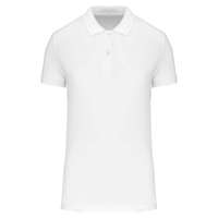 Kariban Női galléros póló Kariban KA2026 Ladies&#039; Organic 180 piqué polo Shirt -L, White