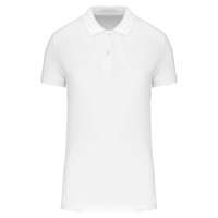 Kariban Női galléros póló Kariban KA2026 Ladies&#039; Organic 180 piqué polo Shirt -M, White