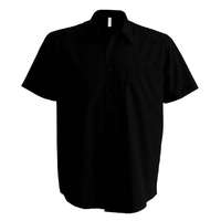 Kariban Férfi ing Kariban KA551 Ace - Short-Sleeved Shirt -6XL, Black