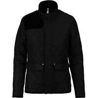 Kariban Női kabát Kariban KA6127 Ladies’ Quilted Jacket -XL, Black/Black