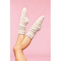 Kariban Női zokni Kariban KA815 Sherpa-Lined Lounge Socks -Egy méret, Angora Melange