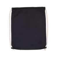 Kimood Uniszex hátizsák Kimood KI0139 Organic Cotton Backpack With Drawstring Carry Handles -Egy méret, Black