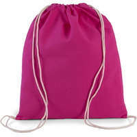 Kimood Uniszex táska Kimood KI0147 Organic Cotton Small Drawstring Bag -Egy méret, Magenta