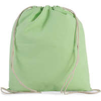 Kimood Uniszex táska Kimood KI0147 Organic Cotton Small Drawstring Bag -Egy méret, Pistachio Green