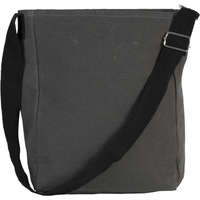 Kimood Uniszex táska Kimood KI0351 Cotton Canvas Shoulder Bag -Egy méret, Washed Dark Grey