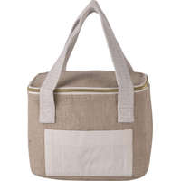Kimood Uniszex táska Kimood KI0352 Jute Cool Bag - Small Size -Egy méret, Natural