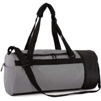 Kimood Uniszex táska Kimood KI0630 Tubular Sports Bag With Separate Shoe Compartment -Egy méret, Dark Cool Grey/Black