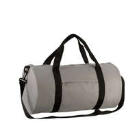 Kimood Uniszex táska Kimood KI0633 Tubular Hold-All Bag -Egy méret, Light Grey/Black